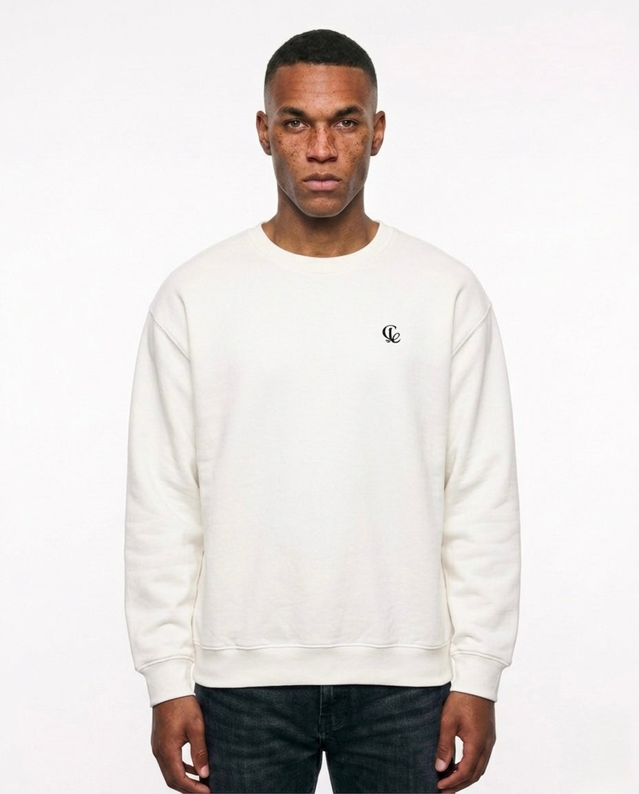 Basic Sweatshirt - White
