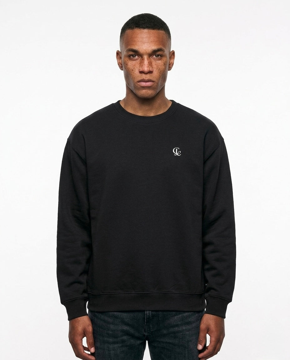 Sweat-shirt basique - Noir