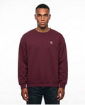 Sweat-shirt basique - Rouge bordeaux