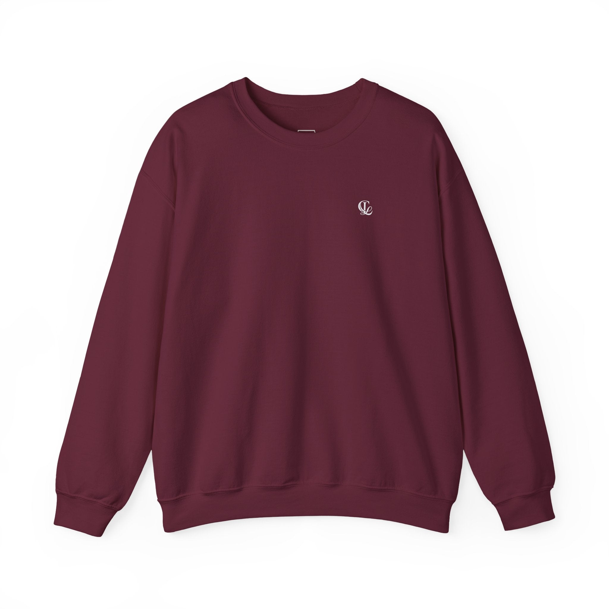 Sweat-shirt basique - Rouge bordeaux
