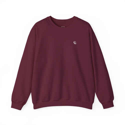 Basic Sweatshirt - Maroon Red