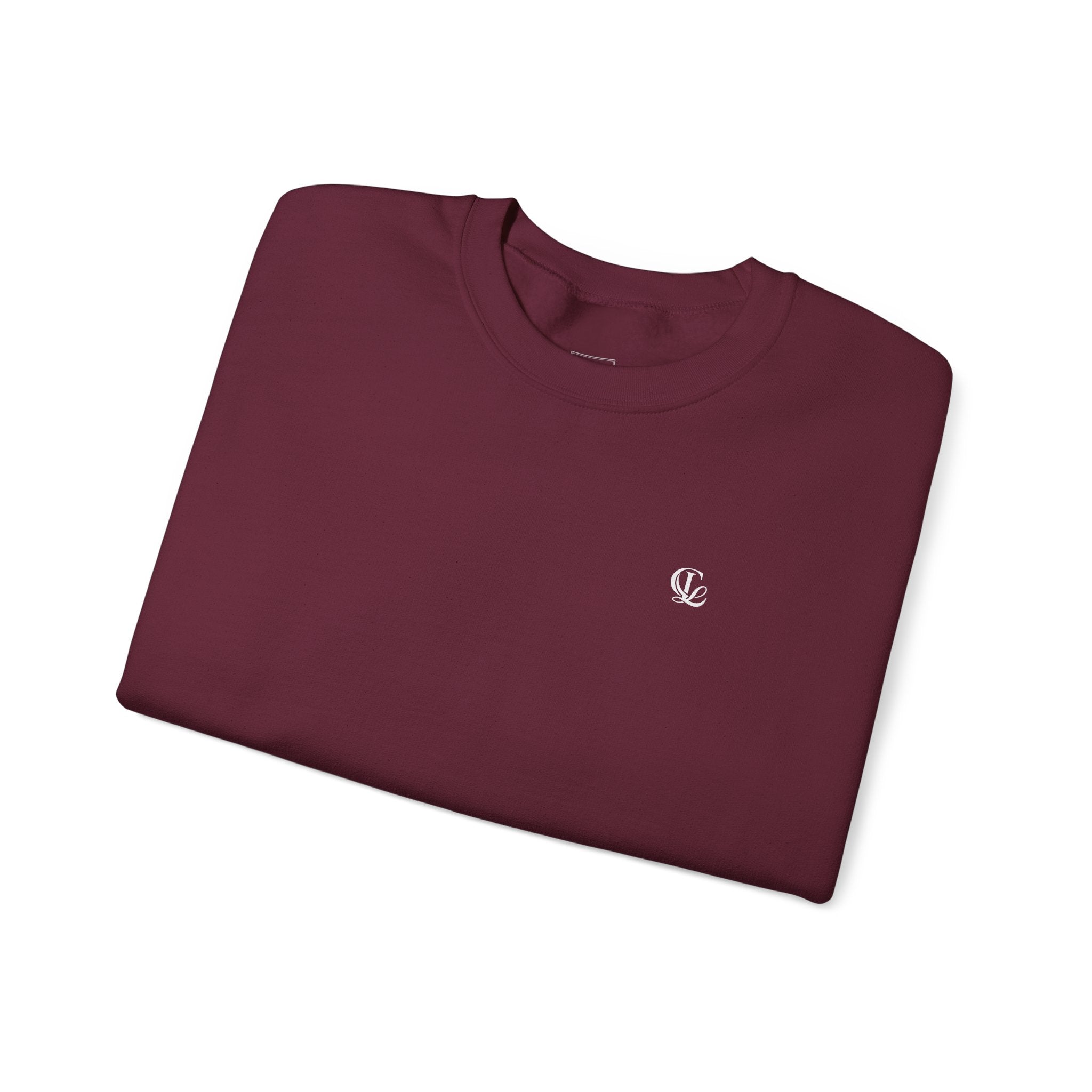 Sweat-shirt basique - Rouge bordeaux
